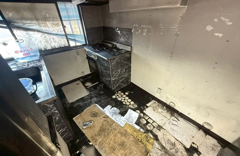 火災現場の特殊清掃はお任せ！