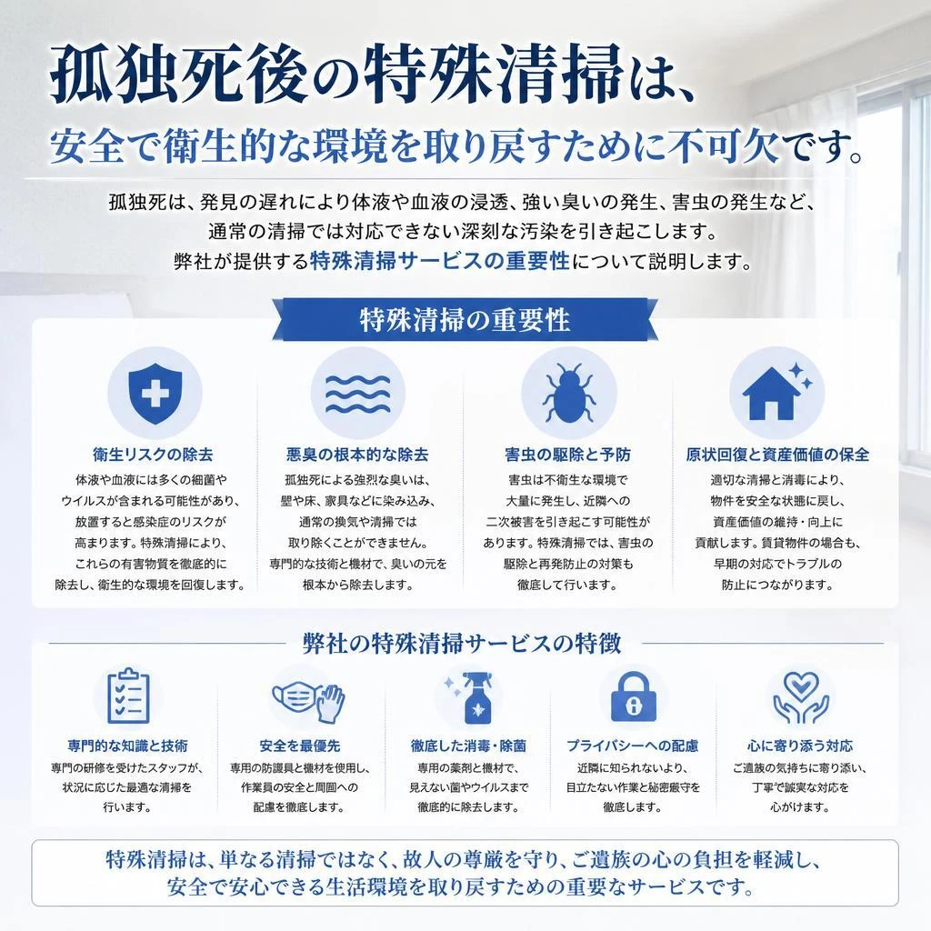 特殊清掃の必要性